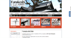 Desktop Screenshot of funakoshi.it